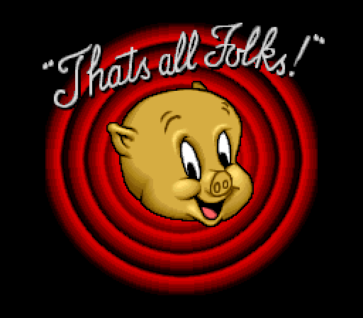 porky pig that. That#39;s all folks!